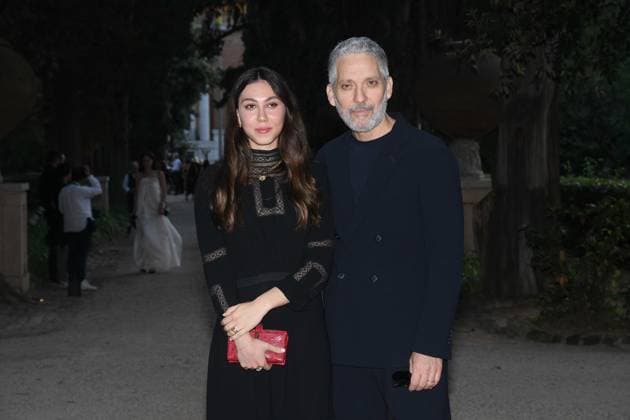 Premio Globo d Oro Verleihung in Rom Rome, German Academy Villa Massimo 64th edition of the Golden Globe, In the photo: Beppe Fiorello with his daughter  Copyright: xVincenzoxLandix xipa-agency.netx xVincenzoxLandix IPA_Agency_IPA47709699