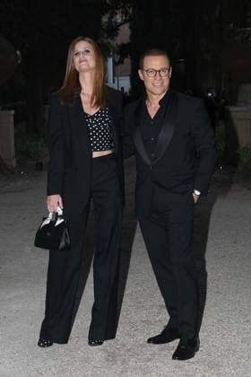 Premio Globo d Oro Verleihung in Rom Rome, German Academy Villa Massimo 64th edition of the Golden Globe, In the photo: Bianca Vitali Stefano Accorsi  Copyright: xVincenzoxLandix xipa-agency.netx xVincenzoxLandix IPA_Agency_IPA47709730