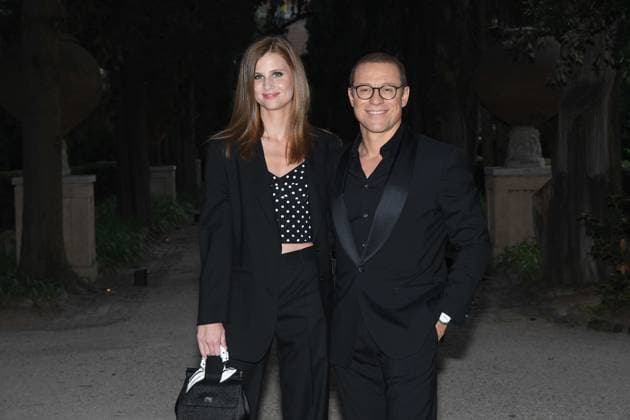 Premio Globo d Oro Verleihung in Rom Rome, German Academy Villa Massimo 64th edition of the Golden Globe, In the photo: Bianca Vitali Stefano Accorsi  Copyright: xVincenzoxLandix xipa-agency.netx xVincenzoxLandix IPA_Agency_IPA47709737