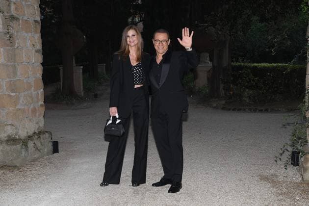 Premio Globo d Oro Verleihung in Rom Rome, German Academy Villa Massimo 64th edition of the Golden Globe, In the photo: Bianca Vitali Stefano Accorsi  Copyright: xVincenzoxLandix xipa-agency.netx xVincenzoxLandix IPA_Agency_IPA47709738