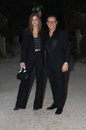Premio Globo d Oro Verleihung in Rom Rome, German Academy Villa Massimo 64th edition of the Golden Globe, In the photo: Bianca Vitali Stefano Accorsi  Copyright: xVincenzoxLandix xipa-agency.netx xVincenzoxLandix IPA_Agency_IPA47709740