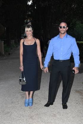 Premio Globo d Oro Verleihung in Rom Rome, German Academy Villa Massimo 64th edition of the Golden Globe, In the photo: Micaela Ramazzotti Claudio Pallitto  Copyright: xVincenzoxLandix xipa-agency.netx xVincenzoxLandix IPA_Agency_IPA47709751