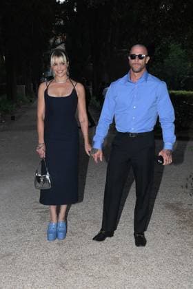 Premio Globo d Oro Verleihung in Rom Rome, German Academy Villa Massimo 64th edition of the Golden Globe, In the photo: Micaela Ramazzotti Claudio Pallitto  Copyright: xVincenzoxLandix xipa-agency.netx xVincenzoxLandix IPA_Agency_IPA47709752