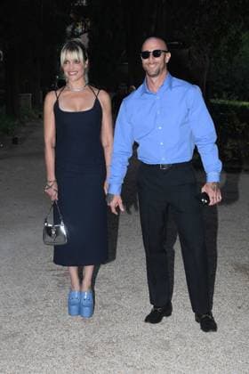 Premio Globo d Oro Verleihung in Rom Rome, German Academy Villa Massimo 64th edition of the Golden Globe, In the photo: Micaela Ramazzotti Claudio Pallitto  Copyright: xVincenzoxLandix xipa-agency.netx xVincenzoxLandix IPA_Agency_IPA47709756