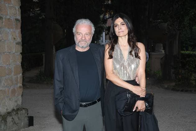 Premio Globo d Oro Verleihung in Rom Rome, German Academy Villa Massimo 64th edition of the Golden Globe, In the photo: Giovanni Veronesi Valeria Solarino  Copyright: xVincenzoxLandix xipa-agency.netx xVincenzoxLandix IPA_Agency_IPA47709774
