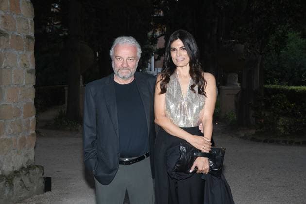 Premio Globo d Oro Verleihung in Rom Rome, German Academy Villa Massimo 64th edition of the Golden Globe, In the photo: Giovanni Veronesi Valeria Solarino  Copyright: xVincenzoxLandix xipa-agency.netx xVincenzoxLandix IPA_Agency_IPA47709775
