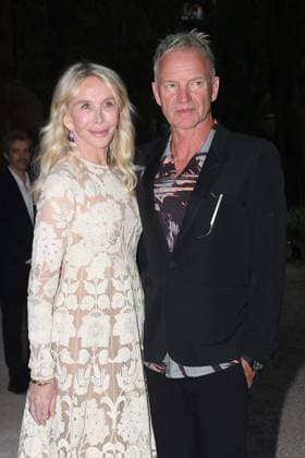 Premio Globo d Oro Verleihung in Rom Rome, German Academy Villa Massimo 64th edition of the Golden Globe, In the photo: Trudie Styler Sting  Copyright: xVincenzoxLandix xipa-agency.netx xVincenzoxLandix IPA_Agency_IPA47709813