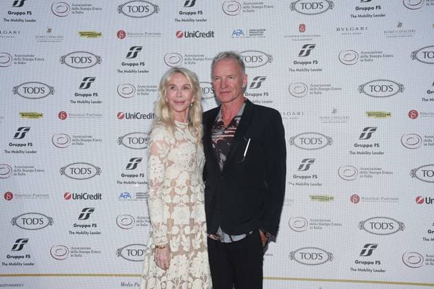Premio Globo d Oro Verleihung in Rom Rome, German Academy Villa Massimo 64th edition of the Golden Globe, In the photo: Trudie Styler Sting  Copyright: xVincenzoxLandix xipa-agency.netx xVincenzoxLandix IPA_Agency_IPA47709825