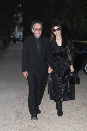 Premio Globo d Oro Verleihung in Rom Rome, German Academy Villa Massimo 64th edition of the Golden Globe, In the photo: Tim Burton Monica Bellucci  Copyright: xVincenzoxLandix xipa-agency.netx xVincenzoxLandix IPA_Agency_IPA47709846