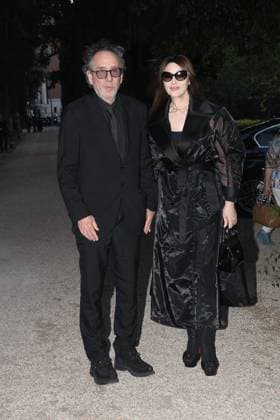 Premio Globo d Oro Verleihung in Rom Rome, German Academy Villa Massimo 64th edition of the Golden Globe, In the photo: Tim Burton Monica Bellucci  Copyright: xVincenzoxLandix xipa-agency.netx xVincenzoxLandix IPA_Agency_IPA47709849