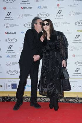Premio Globo d Oro Verleihung in Rom Rome, German Academy Villa Massimo 64th edition of the Golden Globe, In the photo: Tim Burton Monica Bellucci  Copyright: xVincenzoxLandix xipa-agency.netx xVincenzoxLandix IPA_Agency_IPA47709864