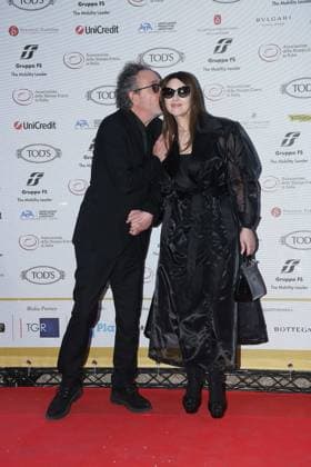 Premio Globo d Oro Verleihung in Rom Rome, German Academy Villa Massimo 64th edition of the Golden Globe, In the photo: Tim Burton Monica Bellucci  Copyright: xVincenzoxLandix xipa-agency.netx xVincenzoxLandix IPA_Agency_IPA47709866