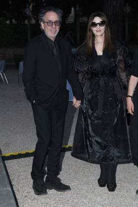 Premio Globo d Oro Verleihung in Rom Rome, German Academy Villa Massimo 64th edition of the Golden Globe, In the photo: Tim Burton Monica Bellucci  Copyright: xVincenzoxLandix xipa-agency.netx xVincenzoxLandix IPA_Agency_IPA47709969
