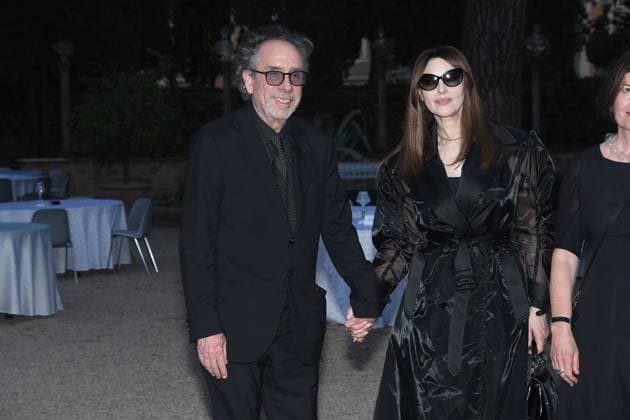 Premio Globo d Oro Verleihung in Rom Rome, German Academy Villa Massimo 64th edition of the Golden Globe, In the photo: Tim Burton Monica Bellucci  Copyright: xVincenzoxLandix xipa-agency.netx xVincenzoxLandix IPA_Agency_IPA47709974