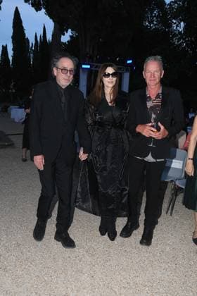 Premio Globo d Oro Verleihung in Rom Rome, German Academy Villa Massimo 64th edition of the Golden Globe, In the photo: Tim Burton Monica Bellucci Sting  Copyright: xVincenzoxLandix xipa-agency.netx xVincenzoxLandix IPA_Agency_IPA47709999