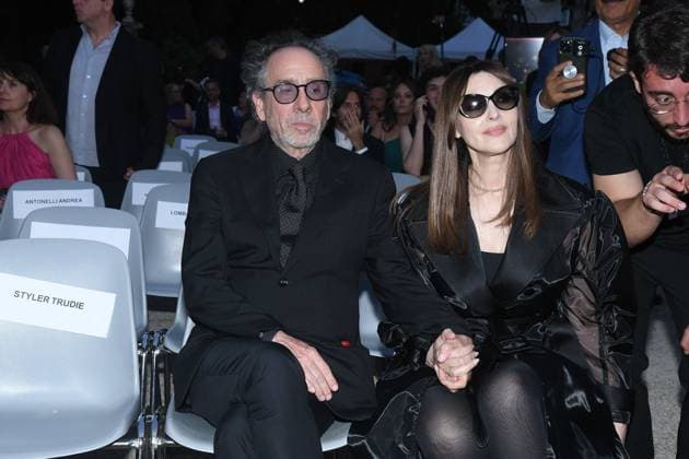 Premio Globo d Oro Verleihung in Rom Rome, German Academy Villa Massimo 64th edition of the Golden Globe, In the photo: Tim Burton Monica Bellucci  Copyright: xVincenzoxLandix xipa-agency.netx xVincenzoxLandix IPA_Agency_IPA47710022