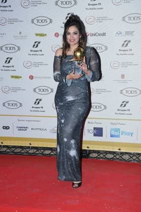Premio Globo d Oro Verleihung in Rom Rome, German Academy Villa Massimo 64th edition of the Golden Globe, In the photo: Margherita Vicario  Copyright: xVincenzoxLandix xipa-agency.netx xVincenzoxLandix IPA_Agency_IPA47710086