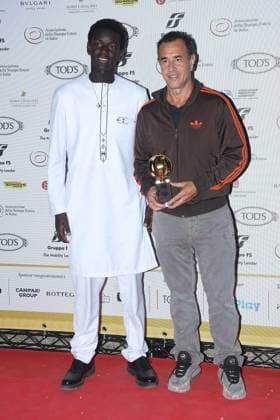 Premio Globo d Oro Verleihung in Rom Rome, German Academy Villa Massimo 64th edition of the Golden Globe, In the photo: Seydou Sarr Matteo Garrone  Copyright: xVincenzoxLandix xipa-agency.netx xVincenzoxLandix IPA_Agency_IPA47710390