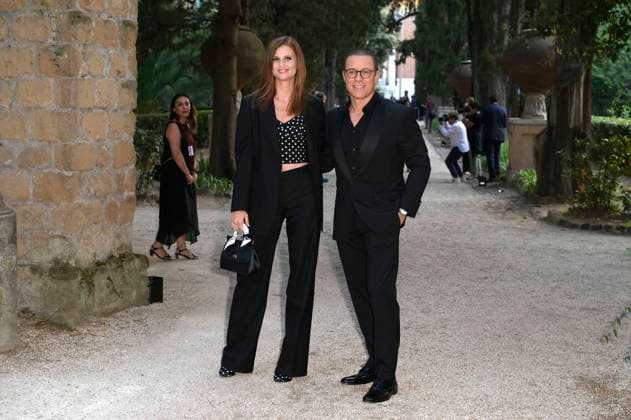 Stefano Accorsi with his wife Bianca Vitali at the 64 Globi d Oro 2024 awards ceremony at the Accademia Tedesca di Roma Villa Massimo Rome, 03 07 2024 Foto:xA.xM.xTinghinox xFuturexImagex globo_doro_4767