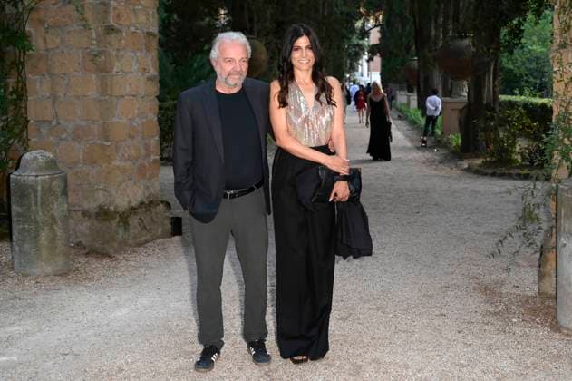 Giovanni Veronesi with partner Valeria Solarino at the 64 Globi d Oro 2024 awards ceremony at the Accademia Tedesca di Roma Villa Massimo Rome, 03 07 2024 Foto:xA.xM.xTinghinox xFuturexImagex globo_doro_4794