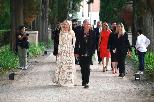 Trudie Styler with husband Sting at the 64 Globi d Oro 2024 awards ceremony at the Accademia Tedesca di Roma Villa Massimo Rome, 03 07 2024 Foto:xA.xM.xTinghinox xFuturexImagex globo_doro_4804