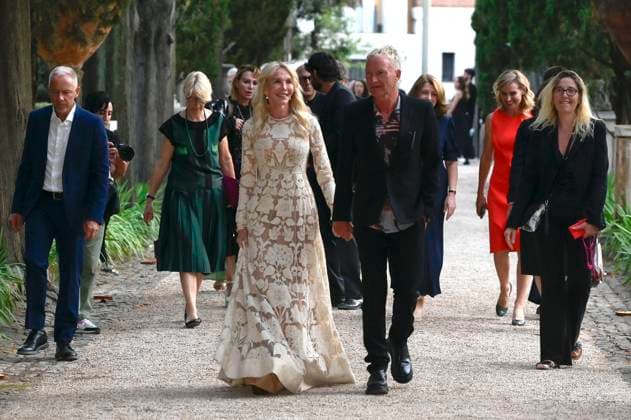 Trudie Styler with husband Sting at the 64 Globi d Oro 2024 awards ceremony at the Accademia Tedesca di Roma Villa Massimo Rome, 03 07 2024 Foto:xA.xM.xTinghinox xFuturexImagex globo_doro_4805
