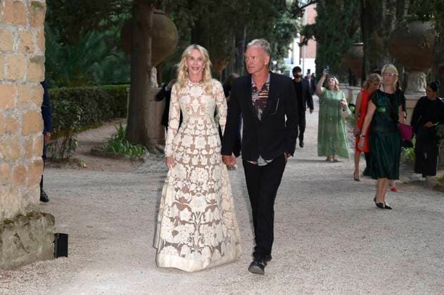 Trudie Styler with husband Sting at the 64 Globi d Oro 2024 awards ceremony at the Accademia Tedesca di Roma Villa Massimo Rome, 03 07 2024 Foto:xA.xM.xTinghinox xFuturexImagex globo_doro_4807