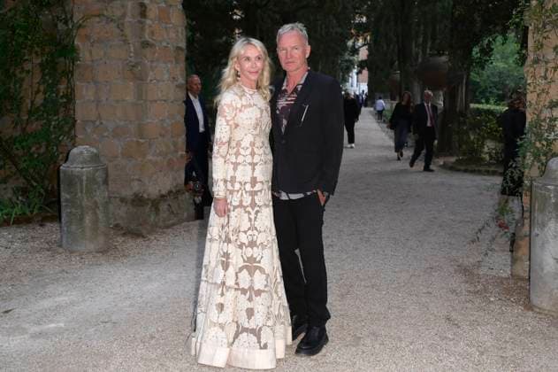 Trudie Styler with husband Sting at the 64 Globi d Oro 2024 awards ceremony at the Accademia Tedesca di Roma Villa Massimo Rome, 03 07 2024 Foto:xA.xM.xTinghinox xFuturexImagex globo_doro_4808