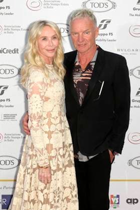 Trudie Styler with husband Sting at the 64 Globi d Oro 2024 awards ceremony at the Accademia Tedesca di Roma Villa Massimo Rome, 03 07 2024 Foto:xA.xM.xTinghinox xFuturexImagex globo_doro_4822
