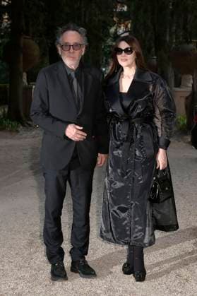 Tim Burton with partner Monica Bellucci at the 64 Globi d Oro 2024 awards ceremony at the Accademia Tedesca di Roma Villa Massimo Rome, 03 07 2024 Foto:xA.xM.xTinghinox xFuturexImagex globo_doro_4827