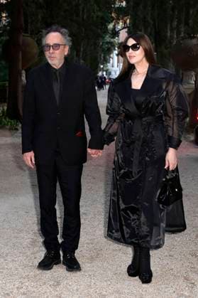 Tim Burton with partner Monica Bellucci at the 64 Globi d Oro 2024 awards ceremony at the Accademia Tedesca di Roma Villa Massimo Rome, 03 07 2024 Foto:xA.xM.xTinghinox xFuturexImagex globo_doro_4830