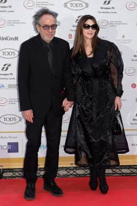 Tim Burton with partner Monica Bellucci at the 64 Globi d Oro 2024 awards ceremony at the Accademia Tedesca di Roma Villa Massimo Rome, 03 07 2024 Foto:xA.xM.xTinghinox xFuturexImagex globo_doro_4835