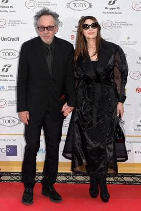 Tim Burton with partner Monica Bellucci at the 64 Globi d Oro 2024 awards ceremony at the Accademia Tedesca di Roma Villa Massimo Rome, 03 07 2024 Foto:xA.xM.xTinghinox xFuturexImagex globo_doro_4836