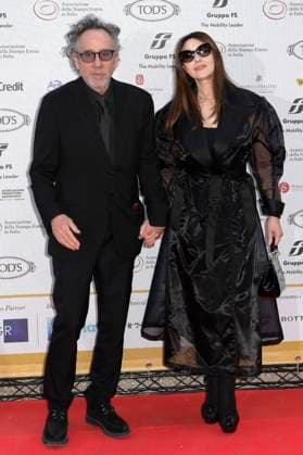Tim Burton with partner Monica Bellucci at the 64 Globi d Oro 2024 awards ceremony at the Accademia Tedesca di Roma Villa Massimo Rome, 03 07 2024 Foto:xA.xM.xTinghinox xFuturexImagex globo_doro_4837