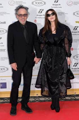 Tim Burton with partner Monica Bellucci at the 64 Globi d Oro 2024 awards ceremony at the Accademia Tedesca di Roma Villa Massimo Rome, 03 07 2024 Foto:xA.xM.xTinghinox xFuturexImagex globo_doro_4838