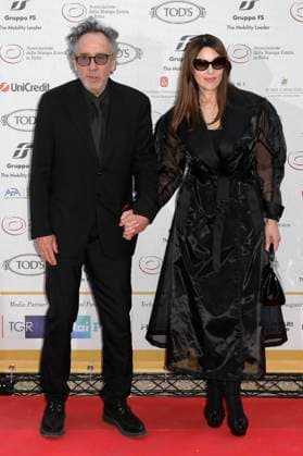 Tim Burton with partner Monica Bellucci at the 64 Globi d Oro 2024 awards ceremony at the Accademia Tedesca di Roma Villa Massimo Rome, 03 07 2024 Foto:xA.xM.xTinghinox xFuturexImagex globo_doro_4839