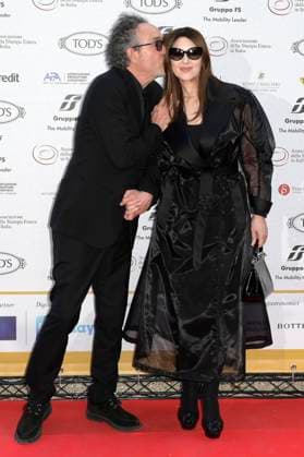 Tim Burton with partner Monica Bellucci at the 64 Globi d Oro 2024 awards ceremony at the Accademia Tedesca di Roma Villa Massimo Rome, 03 07 2024 Foto:xA.xM.xTinghinox xFuturexImagex globo_doro_4841