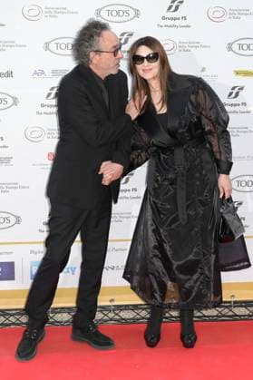 Tim Burton with partner Monica Bellucci at the 64 Globi d Oro 2024 awards ceremony at the Accademia Tedesca di Roma Villa Massimo Rome, 03 07 2024 Foto:xA.xM.xTinghinox xFuturexImagex globo_doro_4842