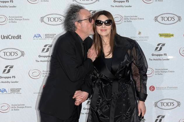 Tim Burton with partner Monica Bellucci at the 64 Globi d Oro 2024 awards ceremony at the Accademia Tedesca di Roma Villa Massimo Rome, 03 07 2024 Foto:xA.xM.xTinghinox xFuturexImagex globo_doro_4843