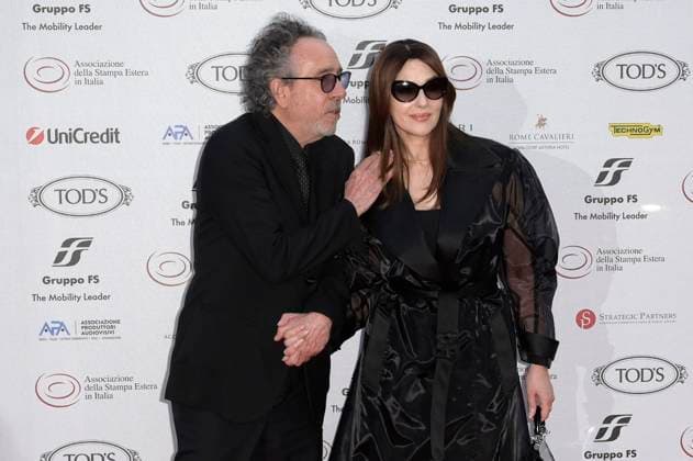 Tim Burton with partner Monica Bellucci at the 64 Globi d Oro 2024 awards ceremony at the Accademia Tedesca di Roma Villa Massimo Rome, 03 07 2024 Foto:xA.xM.xTinghinox xFuturexImagex globo_doro_4844
