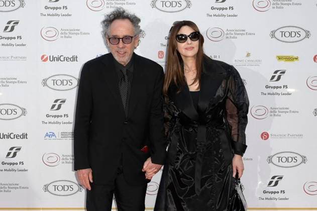 Tim Burton with partner Monica Bellucci at the 64 Globi d Oro 2024 awards ceremony at the Accademia Tedesca di Roma Villa Massimo Rome, 03 07 2024 Foto:xA.xM.xTinghinox xFuturexImagex globo_doro_4847