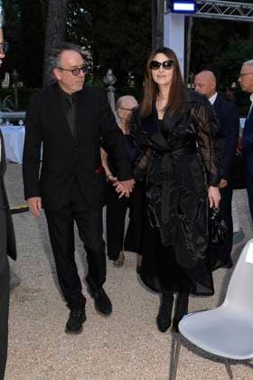Tim Burton with partner Monica Bellucci at the 64 Globi d Oro 2024 awards ceremony at the Accademia Tedesca di Roma Villa Massimo Rome, 03 07 2024 Foto:xA.xM.xTinghinox xFuturexImagex globo_doro_4864