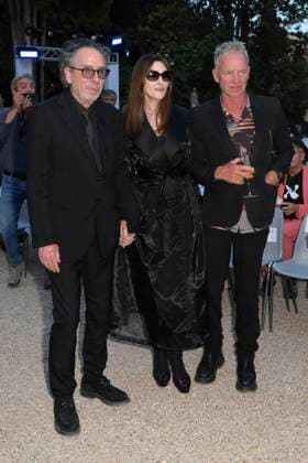 Tim Burton, Monica Bellucci and Sting at the 64 Globi d Oro 2024 awards ceremony at the Accademia Tedesca di Roma Villa Massimo Rome, 03 07 2024 Foto:xA.xM.xTinghinox xFuturexImagex globo_doro_4865