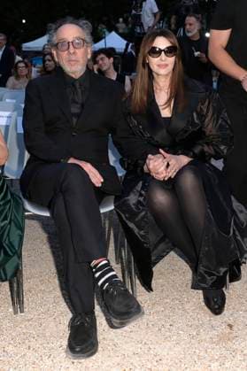 Tim Burton with partner Monica Bellucci at the 64 Globi d Oro 2024 awards ceremony at the Accademia Tedesca di Roma Villa Massimo Rome, 03 07 2024 Foto:xA.xM.xTinghinox xFuturexImagex globo_doro_4871