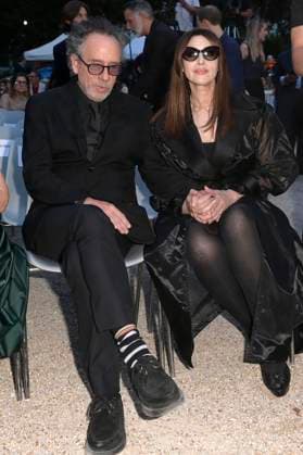 Tim Burton with partner Monica Bellucci at the 64 Globi d Oro 2024 awards ceremony at the Accademia Tedesca di Roma Villa Massimo Rome, 03 07 2024 Foto:xA.xM.xTinghinox xFuturexImagex globo_doro_4872