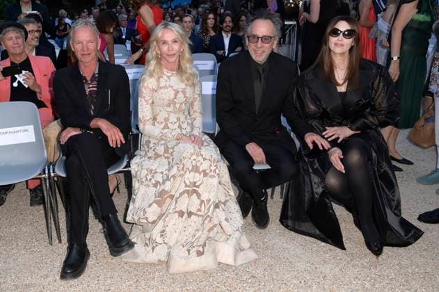 Sting, Trudie Styler, Tim Burton and Monica Bellucci at the 64 Globi d Oro 2024 awards ceremony at the Accademia Tedesca di Roma Villa Massimo Rome, 03 07 2024 Foto:xA.xM.xTinghinox xFuturexImagex globo_doro_4873