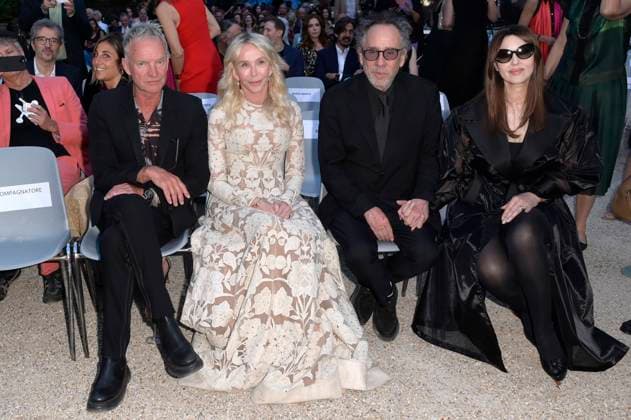 Sting, Trudie Styler, Tim Burton and Monica Bellucci at the 64 Globi d Oro 2024 awards ceremony at the Accademia Tedesca di Roma Villa Massimo Rome, 03 07 2024 Foto:xA.xM.xTinghinox xFuturexImagex globo_doro_4874