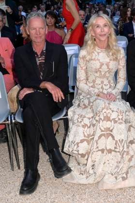 Sting with wife Trudie Styler at the 64 Globi d Oro 2024 award ceremony at the Accademia Tedesca di Roma Villa Massimo Rome, 03 07 2024 Foto:xA.xM.xTinghinox xFuturexImagex globo_doro_4875