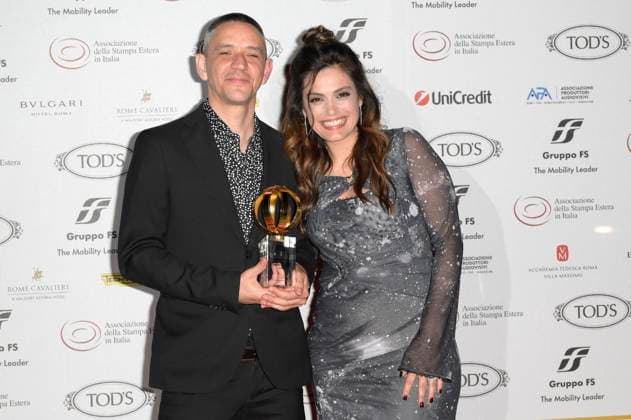 Davide Pavanello and Margherita Vicario at the 64 Globi d Oro 2024 awards ceremony at the Accademia Tedesca di Roma Villa Massimo Rome, 03 07 2024 Foto:xA.xM.xTinghinox xFuturexImagex globo_doro_4886