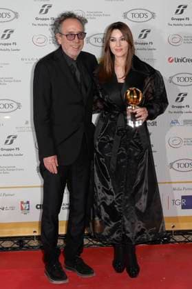 Tim Burton with partner Monica Bellucci at the 64 Globi d Oro 2024 awards ceremony at the Accademia Tedesca di Roma Villa Massimo Rome, 03 07 2024 Foto:xA.xM.xTinghinox xFuturexImagex globo_doro_4900